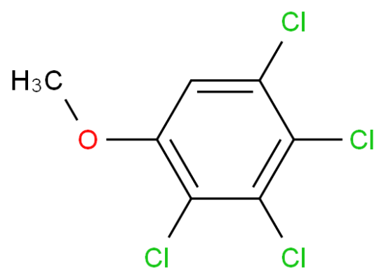 图片 2,3,4,5-四氯甲氧基苯，2,3,4,5-Tetrachloroanisole
