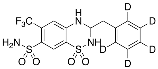图片 rac-苯并氟噻嗪-d5，rac Bendroflumethiazide-d5