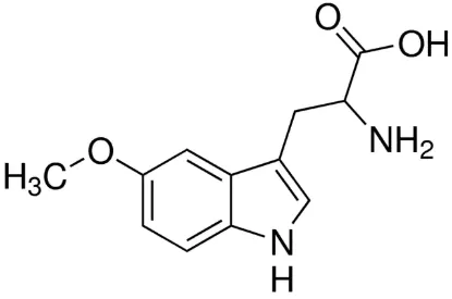 图片 5-甲氧基-DL-色氨酸，5-Methoxy-DL-tryptophan；≥98% (TLC)