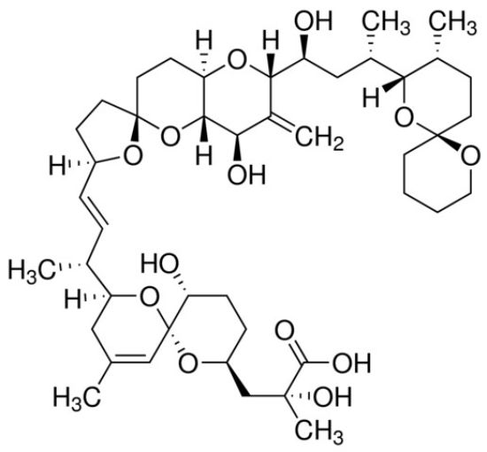 图片 大田软海绵酸 [豆渣酸]，Okadaic acid from Prorocentrum concavum [OA]；92-100% (HPLC)