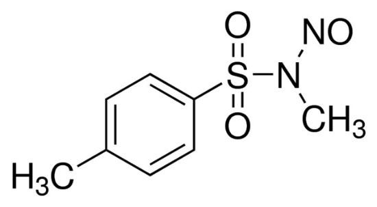 图片 N-甲基-N-亚硝基对甲苯磺酰胺，N-Methyl-N-nitroso-p-toluenesulfonamide；Diazald®, 99%