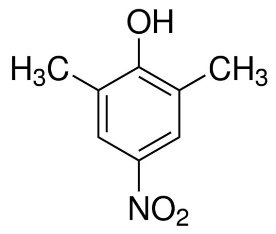 图片 2,2,6-二甲基-4-硝基苯酚，2,6-Dimethyl-4-nitrophenol；98%