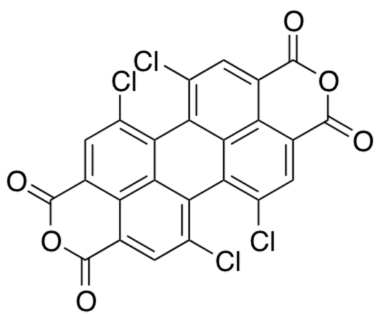 图片 1,6,7,12-四氯苝四羧酸二酐 [四氯苝酐]，1,6,7,12-Tetrachloroperylene Tetracarboxylic Acid Dianhydride；≥97.0%