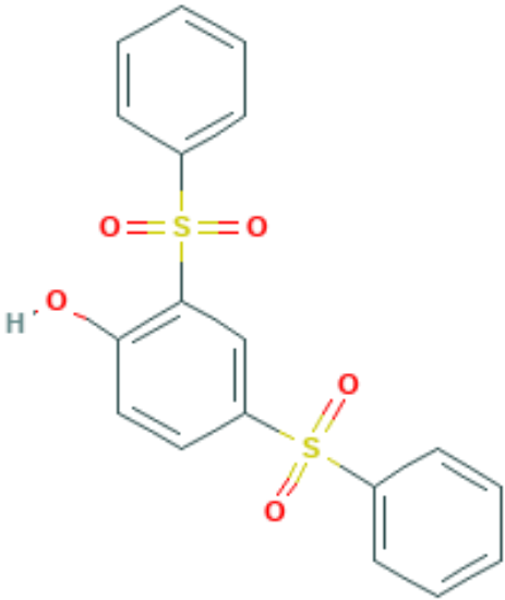 图片 2,4-双(苯基磺酰基)苯酚，2,4-Bis(phenylsulfonyl)phenol；≥99.0%
