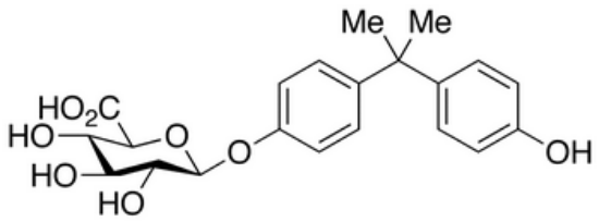 图片 双酚A-β-D-葡糖苷酸，Bisphenol A β-D-Glucuronide