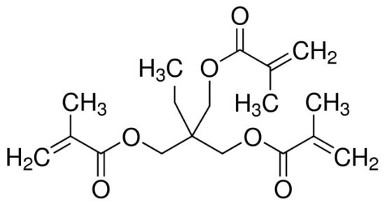 图片 三羟甲基丙烷三甲基丙烯酸酯，Trimethylolpropane trimethacrylate [TMPTMA]；contains 250 ppm monomethyl ether hydroquinone as inhibitor, technical grade
