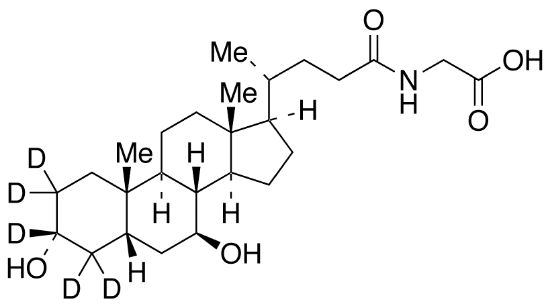 图片 甘熊去氧胆酸-d5，Glycoursodeoxycholic Acid-d5