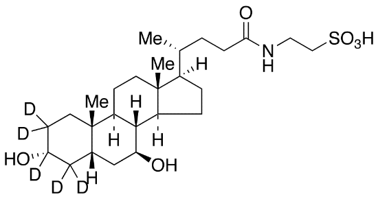 图片 牛磺去氧胆酸-2,2,3,4,4-d5酸，Tauroursodeoxycholic-2,2,3,4,4-d5 Acid