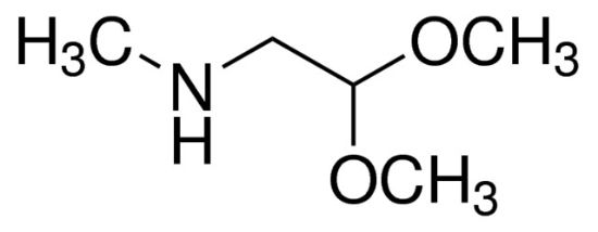 图片 甲氨基乙醛缩二甲醇，(Methylamino)acetaldehyde dimethyl acetal；97%