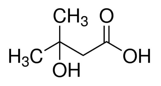 图片 β-羟基异戊酸，β-Hydroxyisovaleric acid；≥95.0% (T)