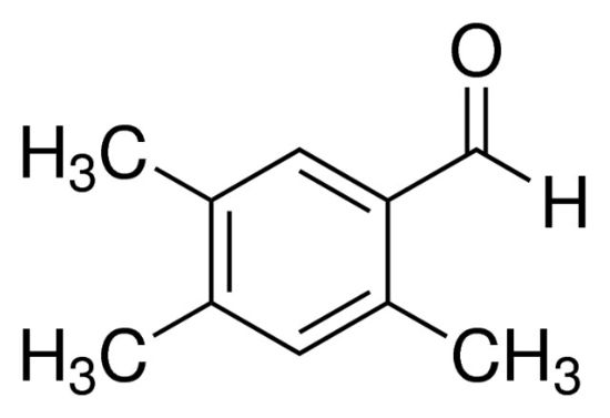图片 2,4,5-三甲基苯甲醛，2,4,5-Trimethylbenzaldehyde [TMB]；90%