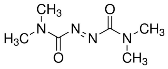 图片 N,N,N′,N′-四甲基偶氮二甲酰胺 [二酰胺]，N,N,N′,N′-Tetramethylazodicarboxamide [Diamide, TMAD]；≥98% (TLC)