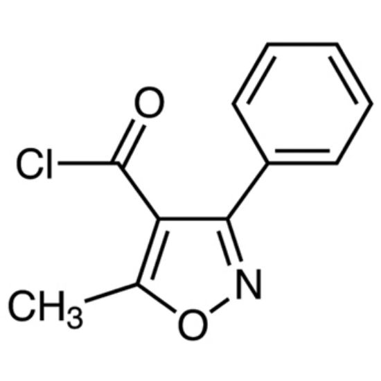 图片 5-甲基-3-苯基异恶唑-4-碳酰氯，5-Methyl-3-phenylisoxazole-4-carbonyl chloride；≥99.0%