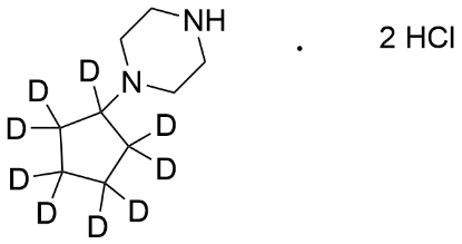 图片 1-环戊基哌嗪-d9二盐酸盐，1-Cyclopentylpiperazine-d9 Dihydrochloride