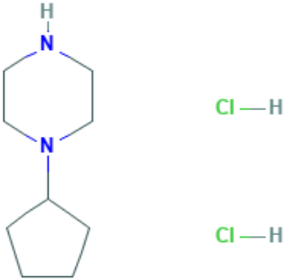 图片 1-环戊基哌嗪二盐酸盐，1-Cyclopentylpiperazine Dihydrochloride