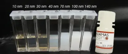 图片 羧化红色荧光纳米金刚石，Carboxylated 10 nm Red Fluorescent Nanodiamond in DI water, < 1ppm NV；less than 5% fraction of ND contains NV centers, see Technical info