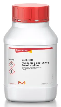 图片 MS基础培养基 [MS培养基]，Murashige and Skoog Basal Medium；powder, suitable for plant cell culture