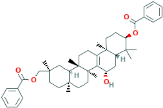 图片 3,​29-​二苯甲酰基肉豆蔻醇，3,​29-​Dibenzoyl Rarounitriol