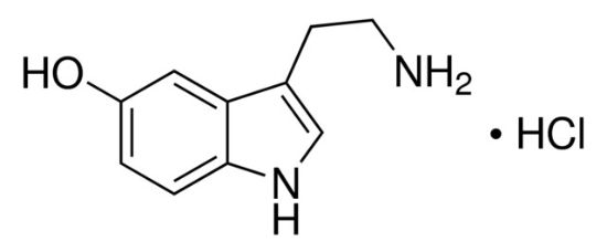 图片 3-(2-氨乙酸)吲哚盐酸盐，Serotonin hydrochloride [5-HT HCl]；powder, ≥98%