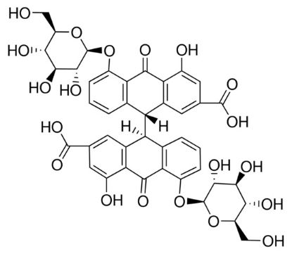 图片 番泻苷B，Sennoside B；analytical standard, ≥90.0% (HPLC)