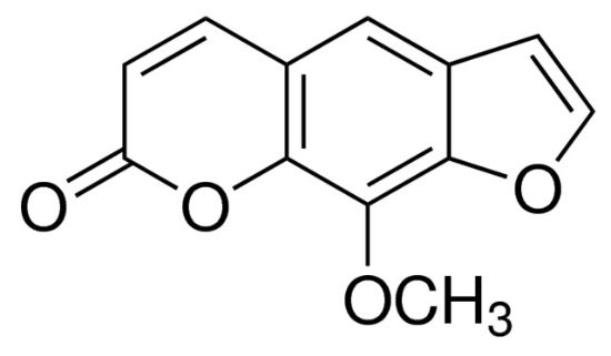 图片 8-甲氧基补骨脂素 [花椒毒素]，8-Methoxypsoralen [8-MOP]；analytical standard, ≥98%