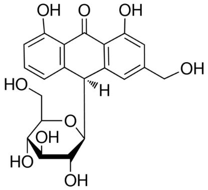 图片 芦荟素 [芦荟苷]，Aloin；from Aloe barbadensis Miller leaves, ≥97%