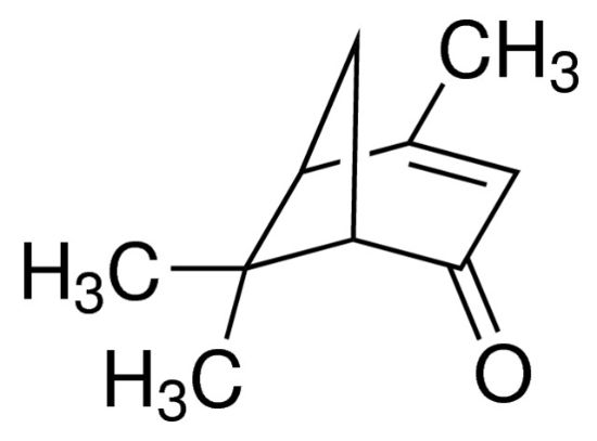 图片 马鞭草烯醇，(1S)-(−)-Verbenone；analytical standard, ≥99.0% (sum of enantiomers, GC)