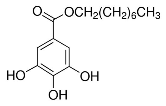 图片 没食子酸辛酯，Octyl gallate；antioxidant, ≥99.0% (HPLC)