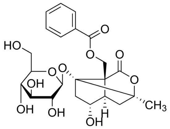 图片 芍药内酯苷，Albiflorin；≥95% (LC/MS-ELSD)
