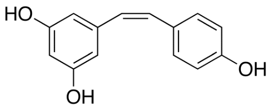 图片 顺式白藜芦醇，cis-Resveratrol