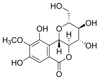 图片 岩白菜素，Bergenin；≥95% (LC/MS-ELSD)