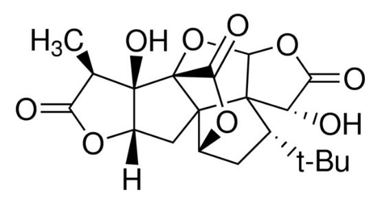 图片 银杏内酯A，Ginkgolide A；analytical standard, ≥98.0% (HPLC)