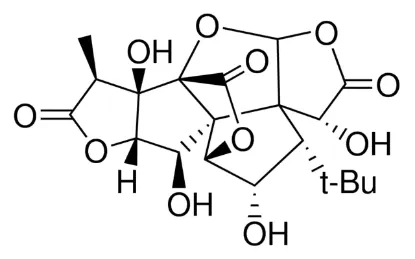 图片 银杏内酯C，Ginkgolide C；analytical standard, ≥96.0% (HPLC)