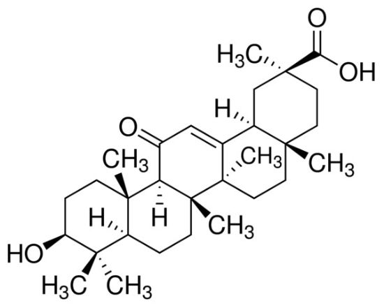 图片 18α-甘草次酸，18α-Glycyrrhetinic acid [18α-GA]；phyproof® Reference Substance, ≥98.0% (HPLC)