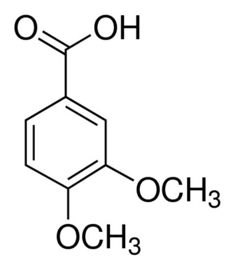 图片 3,4-二甲氧基苯甲酸 [藜芦酸]，3,4-Dimethoxybenzoic acid；≥99%