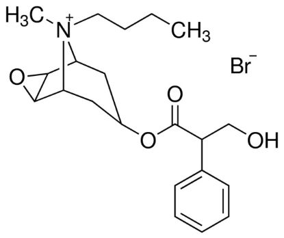 图片 丁溴酸东莨菪碱，(−)-Scopolamine N-butyl bromide；≥98% (TLC), powder