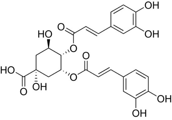 图片 4,5-Di-O-咖啡酰奎尼酸 [异绿原酸C]，4,5-Di-O-caffeoylquinic acid [4,5-COQ]；≥85% (LC/MS-ELSD)