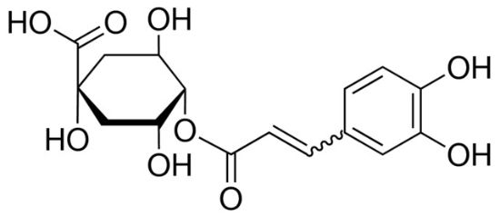 图片 4-O-咖啡酰奎宁酸 [隐绿原酸]，4-O-Caffeoylquinic acid [4-CQA]；≥98.0%