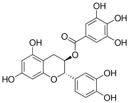 图片 (−)-儿茶素没食子酸酯，(−)-Catechin gallate；phyproof® Reference Substance, ≥95.0% (HPLC)