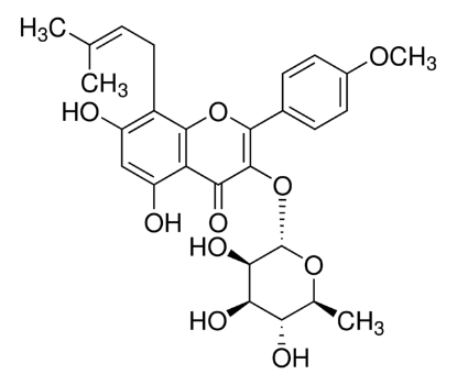 图片 淫羊藿次苷II [宝藿苷I]，Icariside II；≥98% (HPLC)