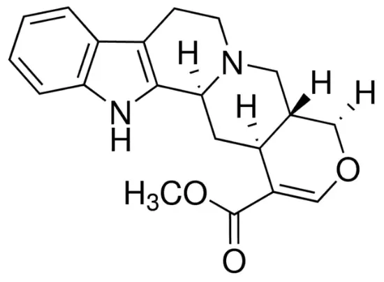 图片 阿吗碱 [萝巴新]，Ajmalicine；≥98.0% (HPLC)