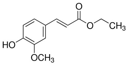 图片 4-羟基-3-甲氧基肉桂酸乙酯 [阿魏酸乙酯]，Ethyl 4-hydroxy-3-methoxycinnamate；98%
