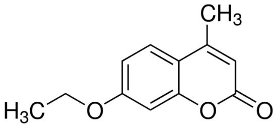 图片 7-乙氧基-4-甲基香豆素，7-Ethoxy-4-methylcoumarin [EtOMC]；suitable for fluorescence, ≥90% (TLC)