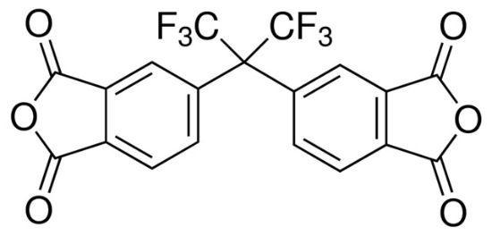 图片 4,4′-(六氟异丙烯)二酞酸酐，4,4′-(Hexafluoroisopropylidene)diphthalic anhydride；99%
