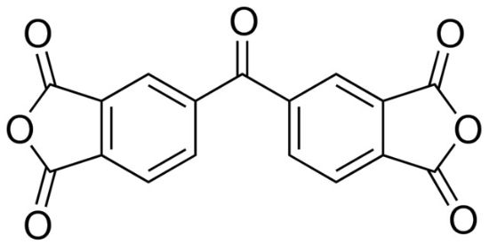 图片 3,3',4,4'-二苯甲酮四甲酸二酐，Benzophenone-3,3′,4,4′-tetracarboxylic dianhydride；98%