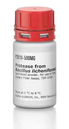 图片 蛋白酶来源于地衣芽孢杆菌，Protease from Bacillus licheniformis；lyophilized powder, for use in Total Dietary Fiber Assay, TDF-100A