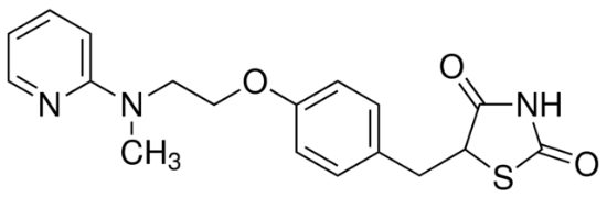 图片 罗格列酮，Rosiglitazone；Pharmaceutical Secondary Standard; Certified Reference Material