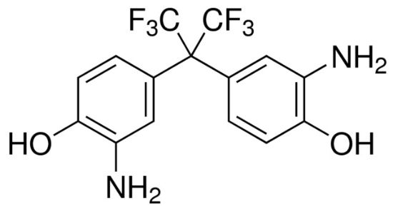 图片 2,2-双(3-氨基-4-羟基苯基)六氟丙烷，2,2-Bis(3-amino-4-hydroxyphenyl)hexafluoropropane [BAFA]；97%