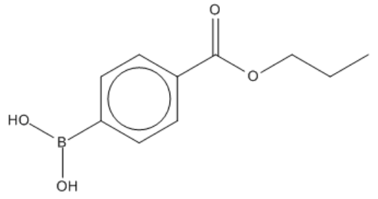 图片 (4-丙氧羰基)苯基硼酸，(4-Propoxycarbonyl)phenylboronic acid；≥98%
