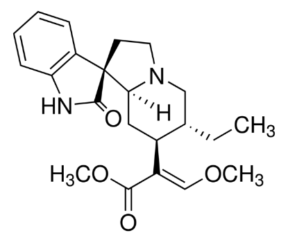 图片 钩藤碱，Rhynchophylline；≥95% (HPLC)